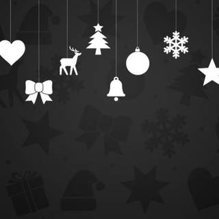 Black Xmas wallpaper