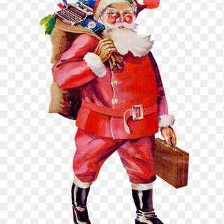 Vintage Xmas wallpaper