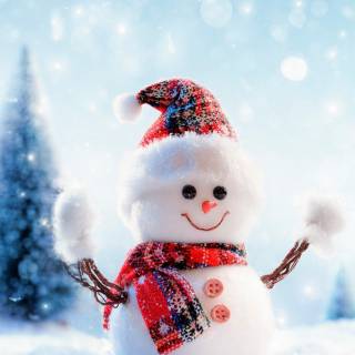 Xmas snow wallpaper