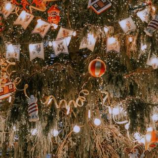 Vintage Xmas wallpaper