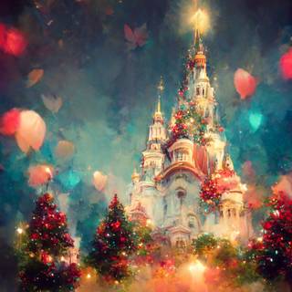 Vintage Xmas wallpaper