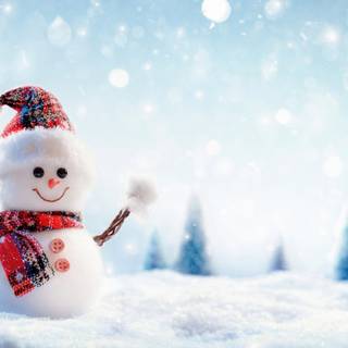 Xmas snow wallpaper