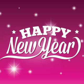 New Year violet wallpaper