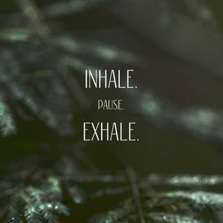 Inhale wallpaper