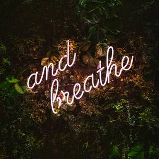 Inhale wallpaper