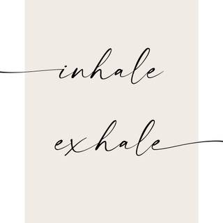 Inhale wallpaper