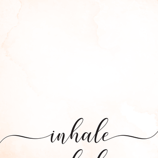 Inhale wallpaper