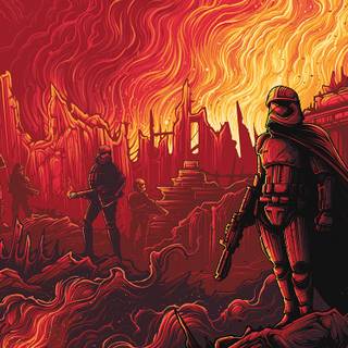 Star Wars fan art wallpaper