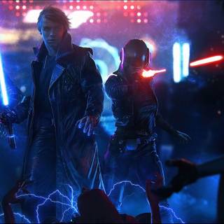 Star Wars fan art wallpaper