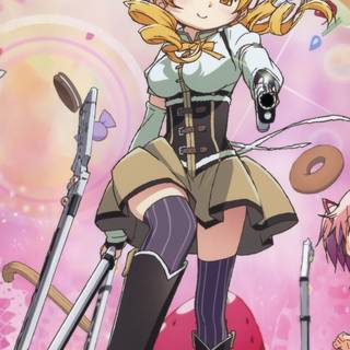 Mami Tomoe phone wallpaper