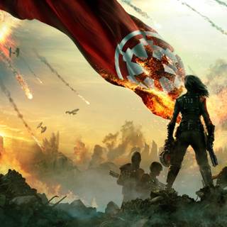 Star Wars fan art wallpaper