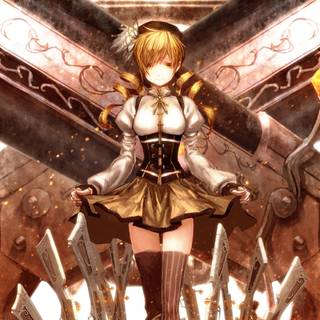 Mami Tomoe phone wallpaper