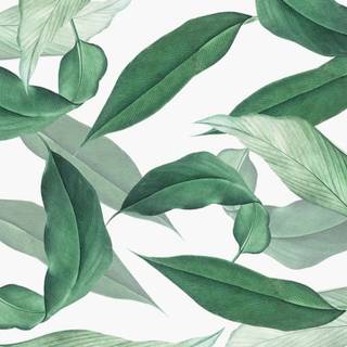 Leaves painting wallpaper