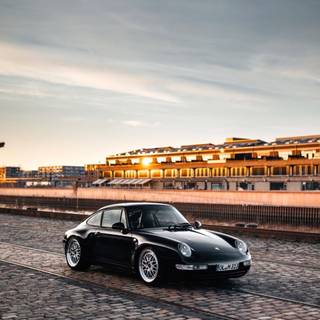 Porsche 964 iPhone wallpaper