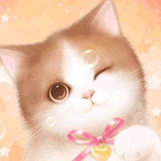 Pink kittens wallpaper