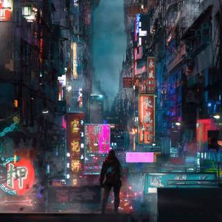 Cyberpunk iPhone 4k wallpaper