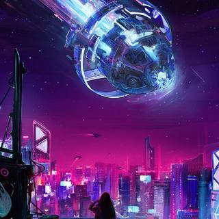 Cyberpunk iPhone 4k wallpaper