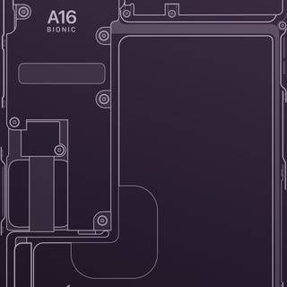 iPhone 14 Pro purple wallpaper