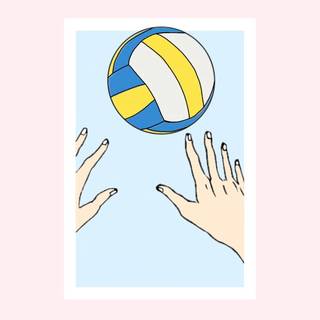 Volleyball phone wallpaper