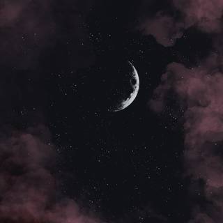 Moon night phone wallpaper