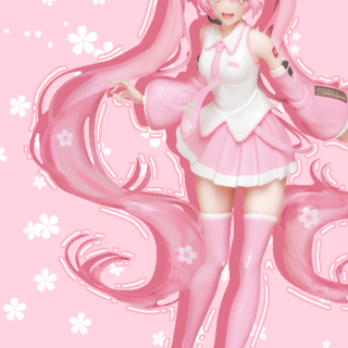 Sakura Miku phone wallpaper