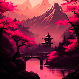 Sakura tree phone wallpaper