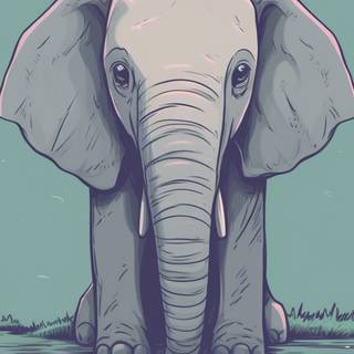 Elephant phone wallpaper