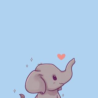 Elephant phone wallpaper