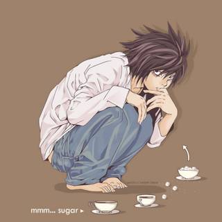 Death Note L phone wallpaper