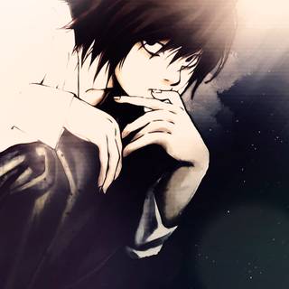 Death Note L phone wallpaper