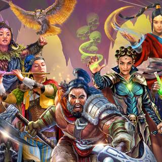 Video game collage wallpaper