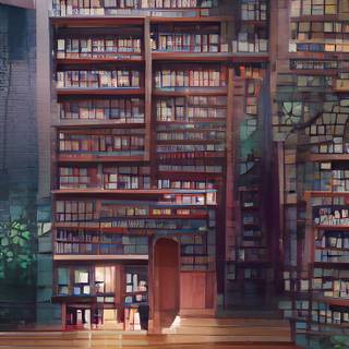 Library iPhone wallpaper