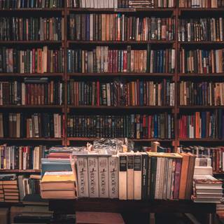 4k library wallpaper