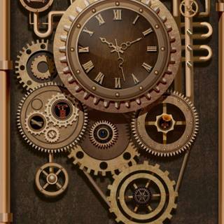 Clock phone wallpaper