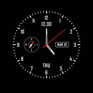 Clock phone wallpaper