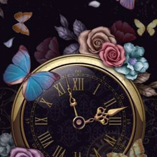 Clock phone wallpaper