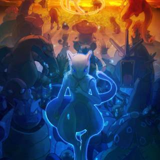 Mewtwo iPhone wallpaper