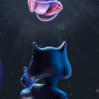 Mewtwo iPhone wallpaper