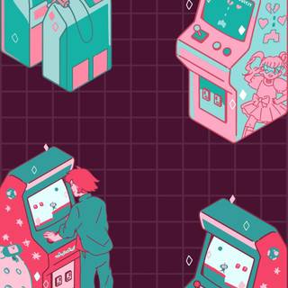 Arcade phone wallpaper