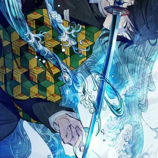 Giyuu iPhone wallpaper