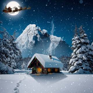 Christmas laptop winter wallpaper