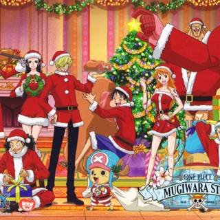 One Piece Xmas wallpaper