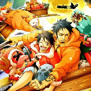 One Piece Xmas wallpaper