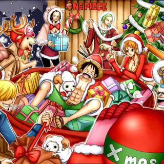One Piece Xmas wallpaper