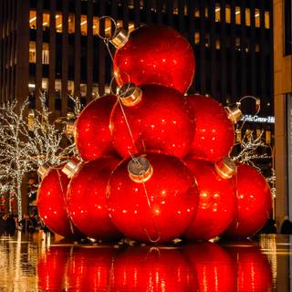 New York Xmas wallpaper