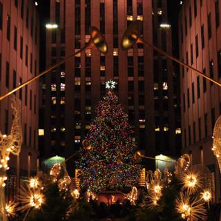 New York Xmas wallpaper