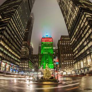 New York Xmas wallpaper