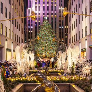 New York Xmas wallpaper