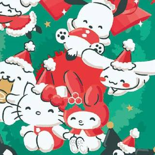 Kuromi Xmas wallpaper