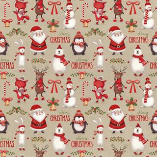 Cartoon Xmas wallpaper